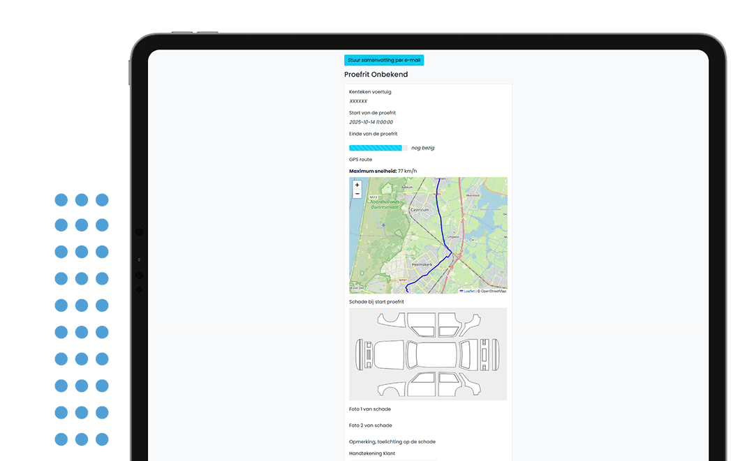MSM – MySalesManager – Mockup Proefritmanager MSM - MySalesManager - Mockup Proefritmanager